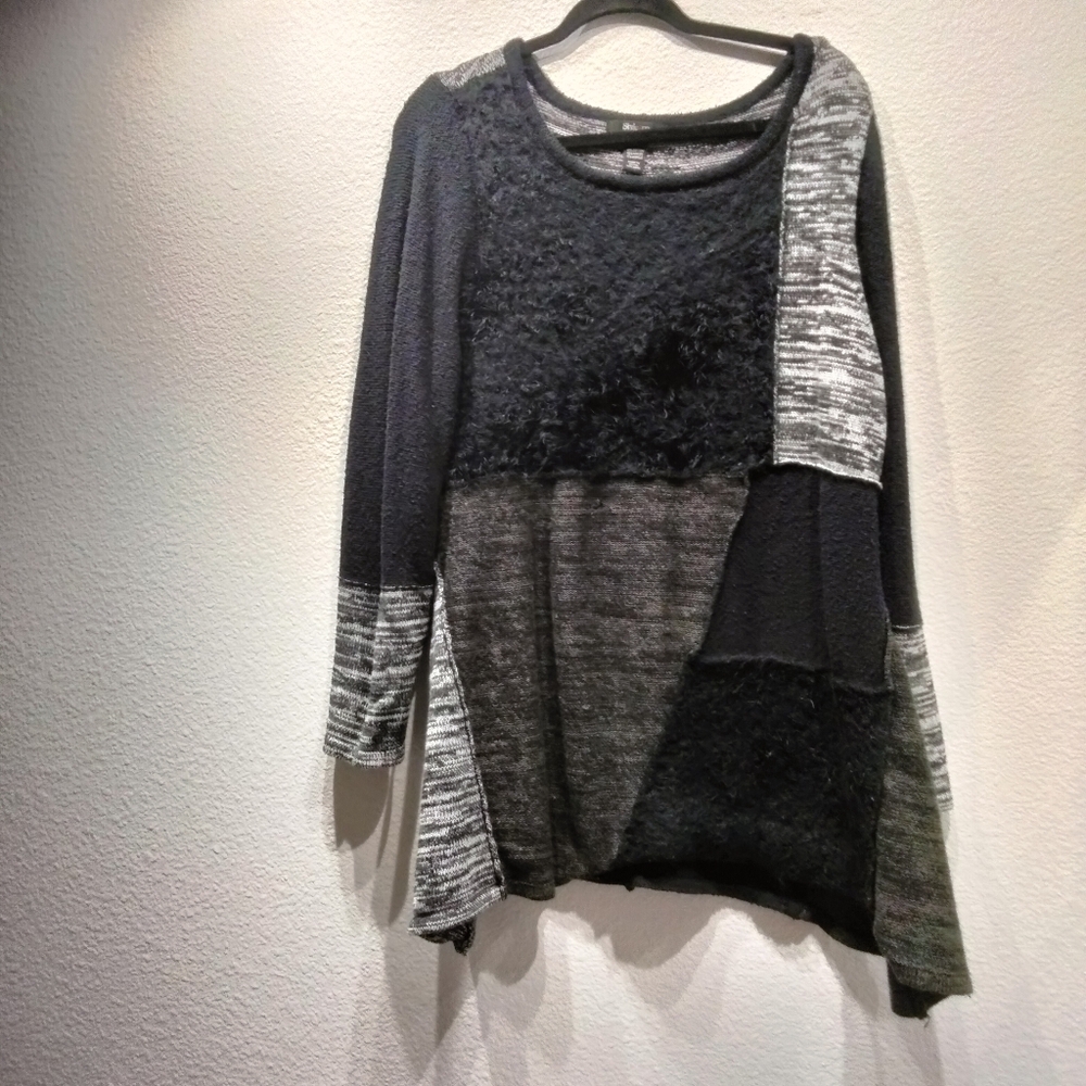 Style & Co Patchwork Acrylic Sweater - Picture 3 of 4
